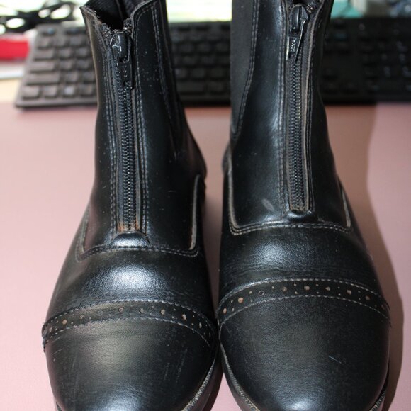 EQUISTAR Girl's All-Weather Synthetic Zip Paddock Boots - Picture 7 of 7